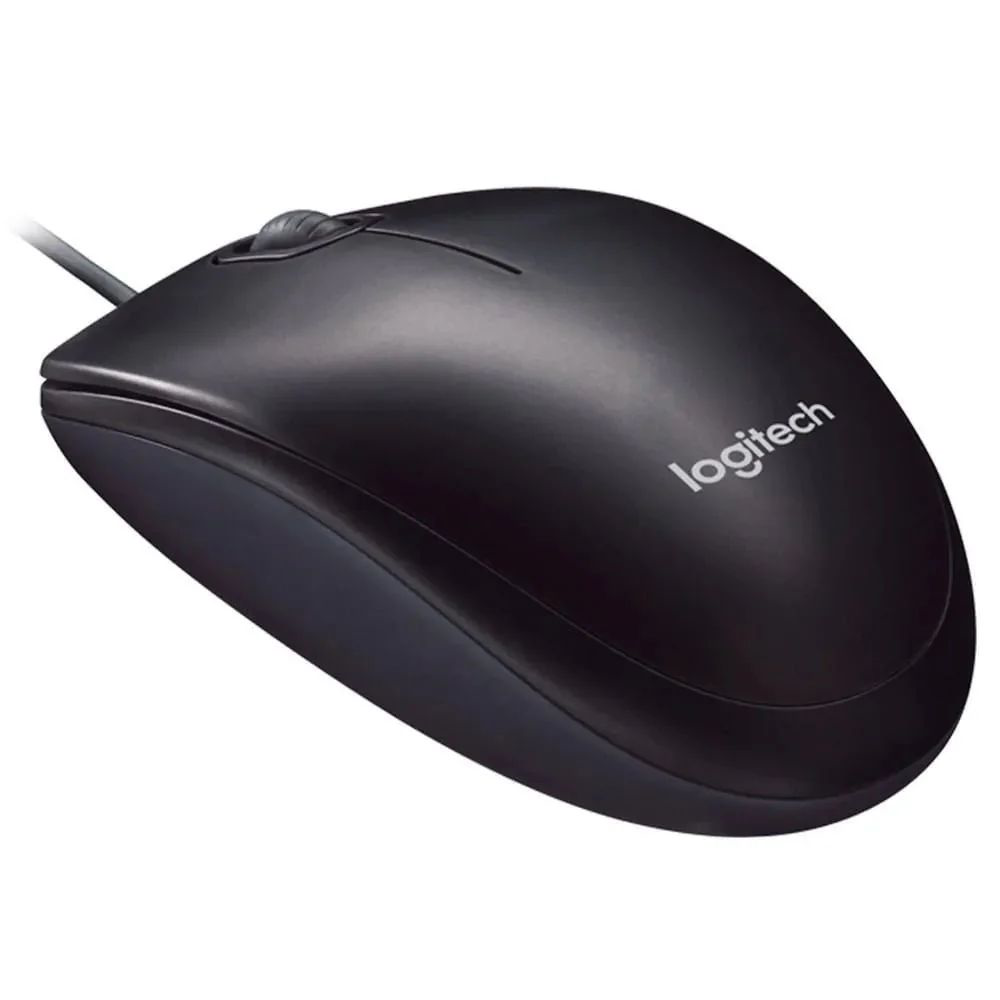 [SKU00018] MOUSE ÓPTICO LOGITECH M90, 1000 DPI, USB, NEGRO, PRESENTACIÓN EN CAJA.