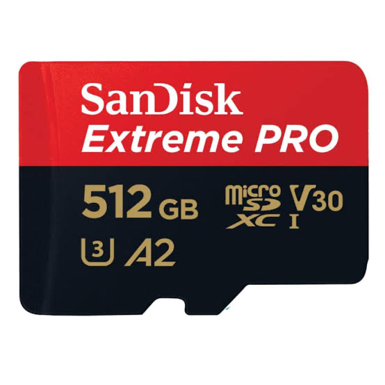[SKU00022] MEMORIA MICROSDXC SANDISK EXTREME PRO 512GB U3 4K HASTA 200MB/S C10, U3, V30, A2