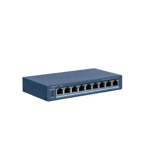 [SKU00035] SMART SWITCH ADMINIS 8 POE MIX 100M + 1 UP RJ45 GIGABITE - BAJO CONSUMO