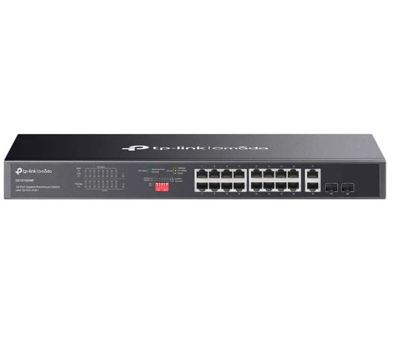 [SKU00039] SWITCH TP-LINK  DS1018GMP 16PTS POE+ 250W + 2SFP